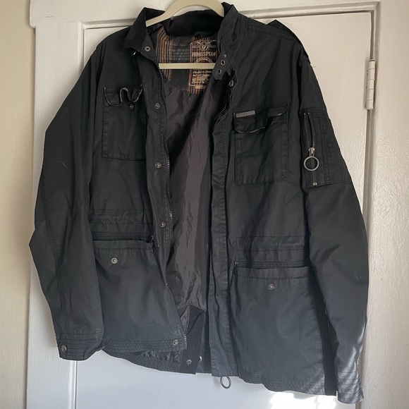 ringspun Other - Ringspun Black Mens Utility Jacket size medium